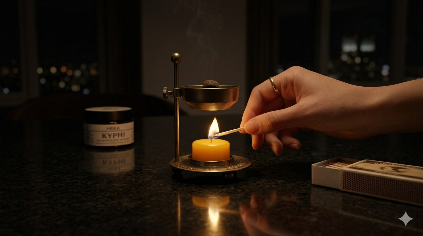 Encens naturel et rituel inspiré de l’Égypte antique | HEKA